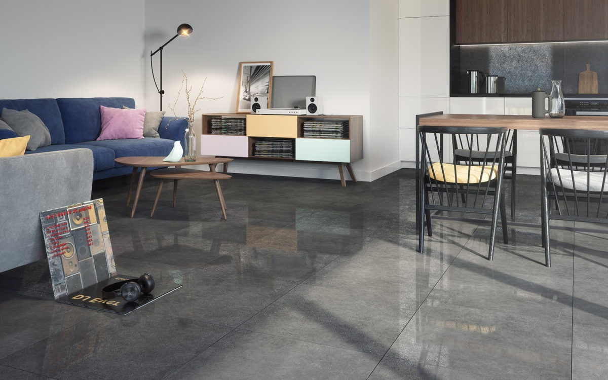 Valore_Grey Wind Antracite Ret matt padlólap 30*60*0,7 cm
