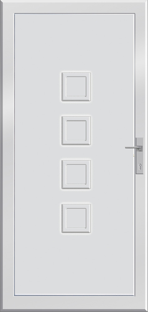 Bejárati ajtó_dombornyomott panel_Apollo tömör
