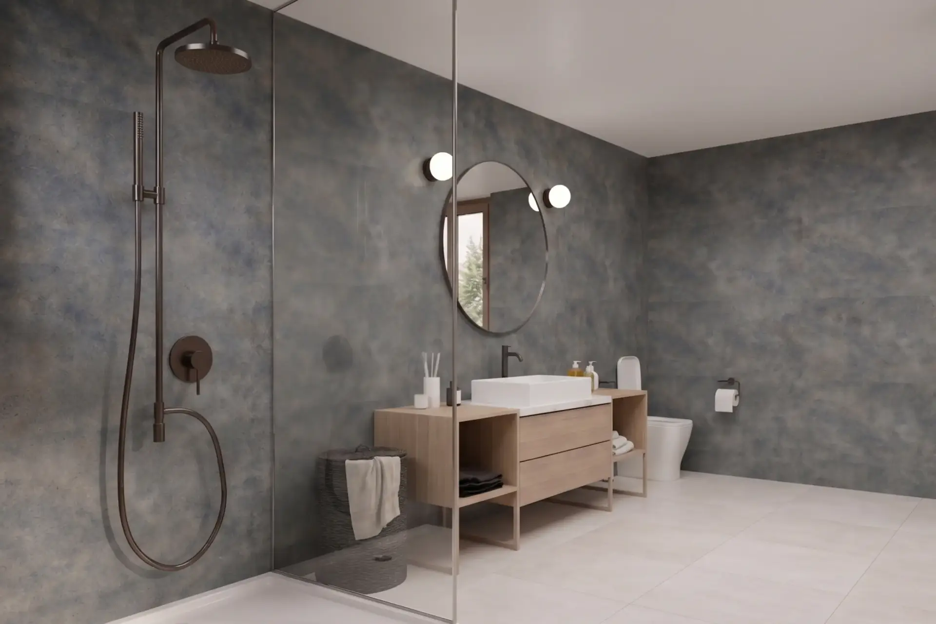 Korner SPC Spectra Select Neolith Dark kőmintás falpanel 1200*600*4 mm /18W/