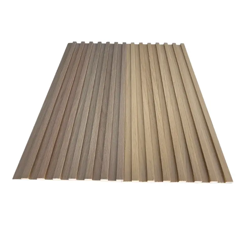 Mediterrán R_ Bambusz-PVC falpanel MonoCalma Woody Dark Teak 280*13,2*0,85 cm