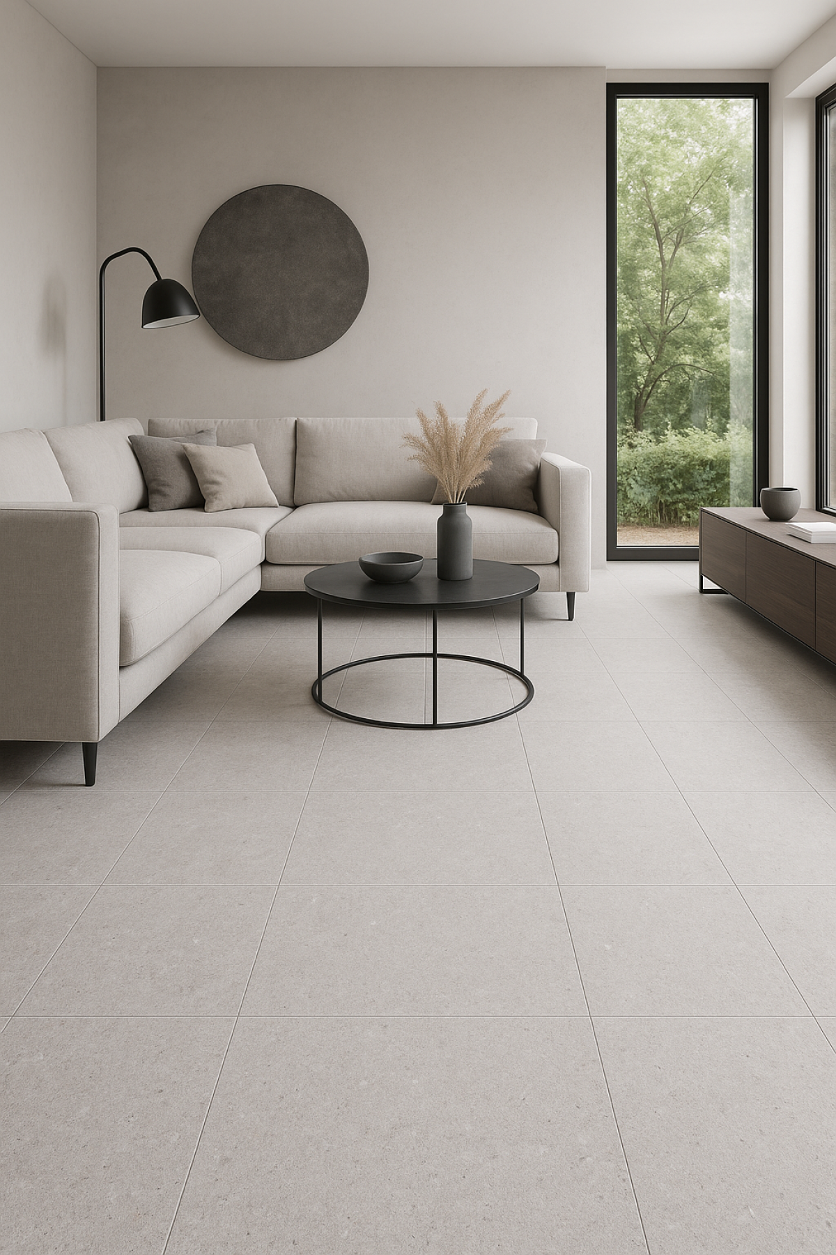 Arena_Terazzo Grigio RET matt padlólap 60x120x1 cm