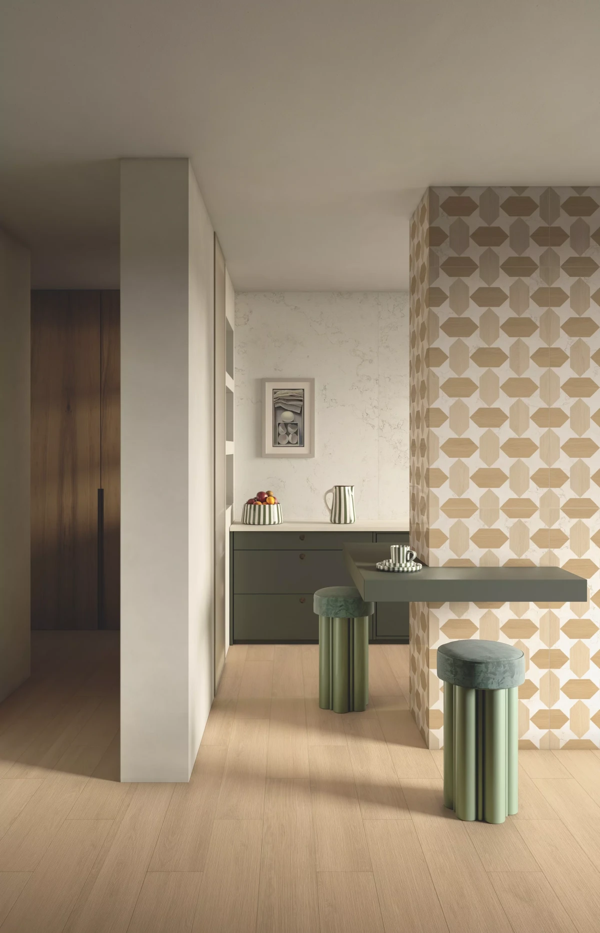 Gardenia_Bon Ton Biancone NAT 3D RET matt padlólap 60x120x1 cm