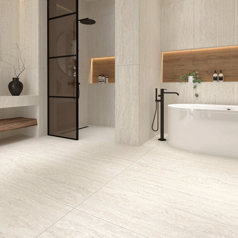 Izida_Travertino Beige RET matt padlólap 60x120x0,8 cm