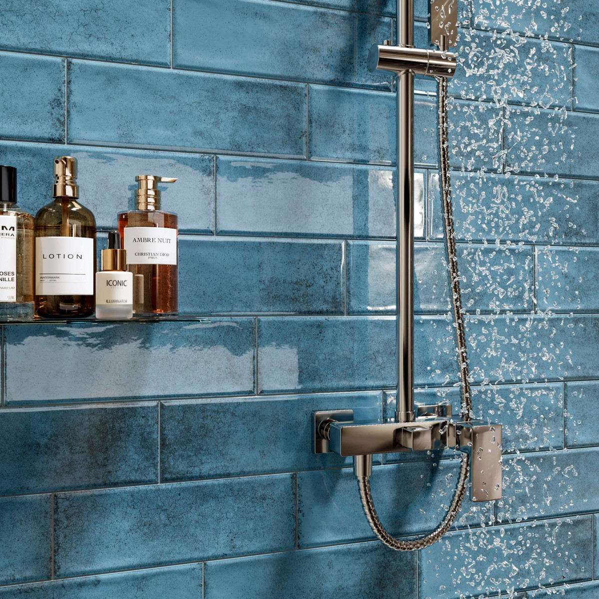 Golden Tile_Vintage Light Blue fényes falicsempe 10 x 30 x 0,6 cm /VG3051/