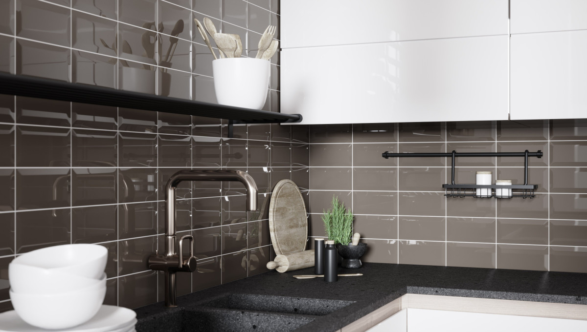 Golden Tile_Metro Smoky fényes falicsempe 10 x 20 x 0,7 cm /46B061/