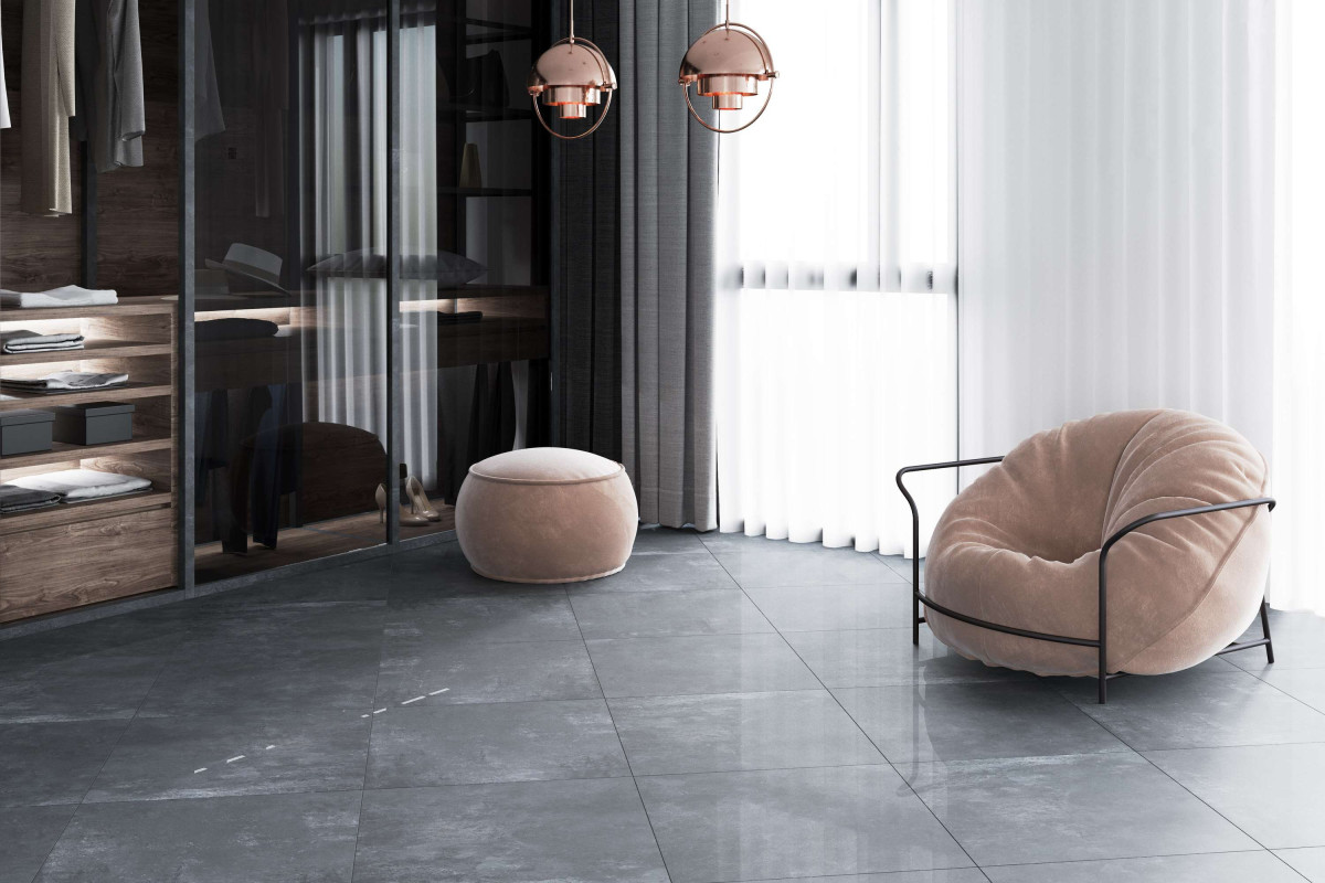 Golden Tile_Lucido Grey Lappato padlólap 60 x 60 x 1 cm /8L2520/