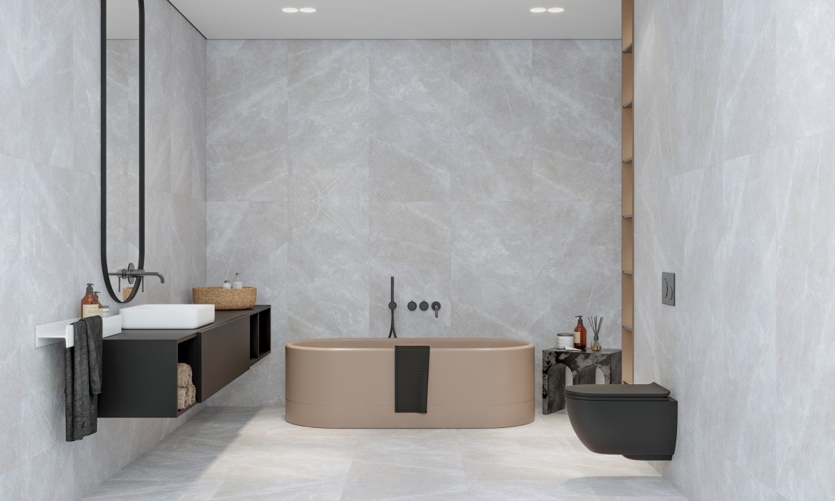 Golden Tile_Space Stone Grey fényes padlólap 60 x 120 x 0,8 cm /5V2990/