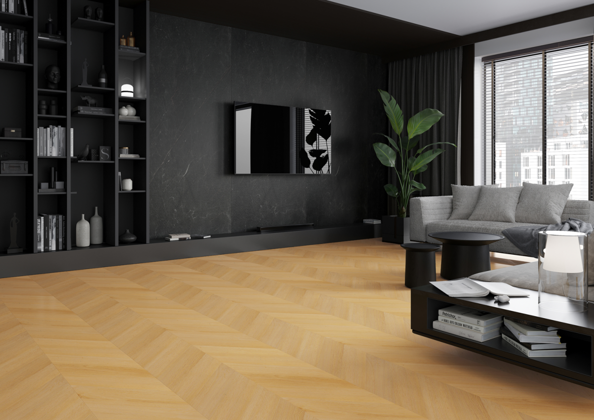 Modee_Monreale Black struktúrált SPC falpanel /WMS518C/ 1175*2800*4 mm