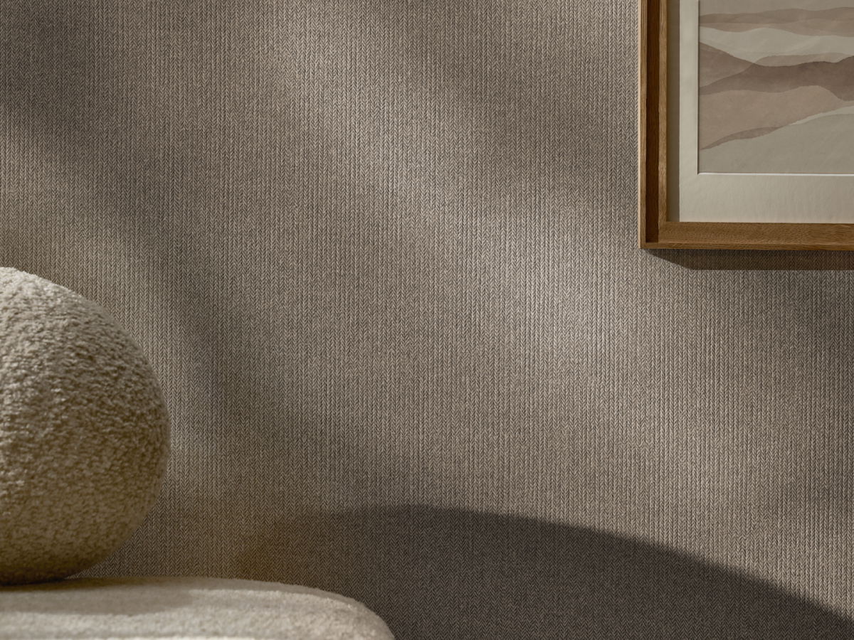 Modee_Tweed Ivory textilmintás SPC falpanel /WMS528S/ 1175*2800*4 mm