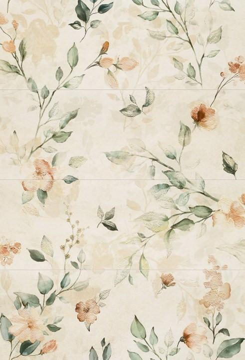 Tubadzin D - Pravia Flower 4 Darabos dekoráció 89,8 x 132 x 1 Csempe