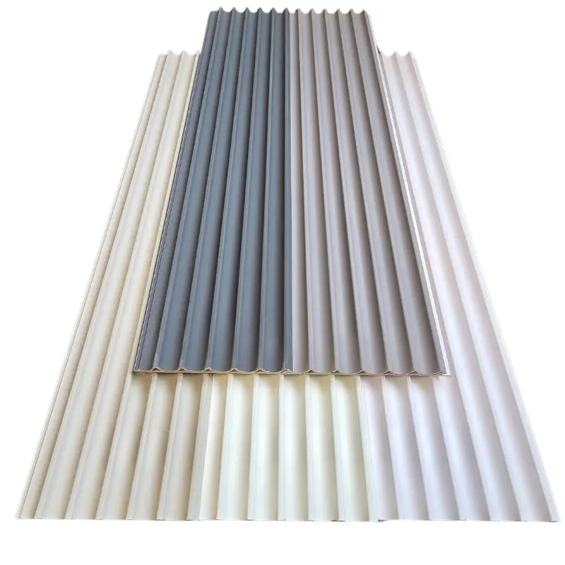 Mediterrán R_ Bambusz-PVC falpanel MonoRima Soft White 280*15*1,5 cm