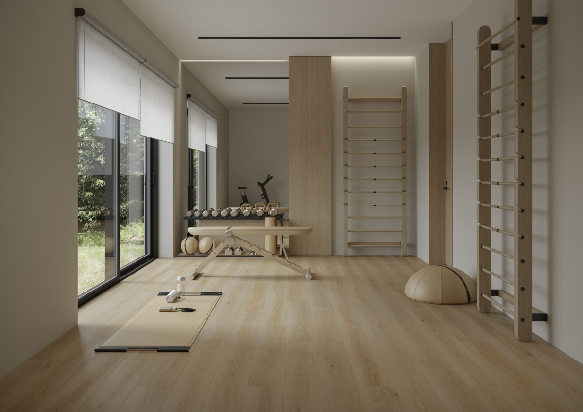 Melegburkolat_Barlinek SPC Almond Oak 1243*198*5,5 mm /DP3000008/