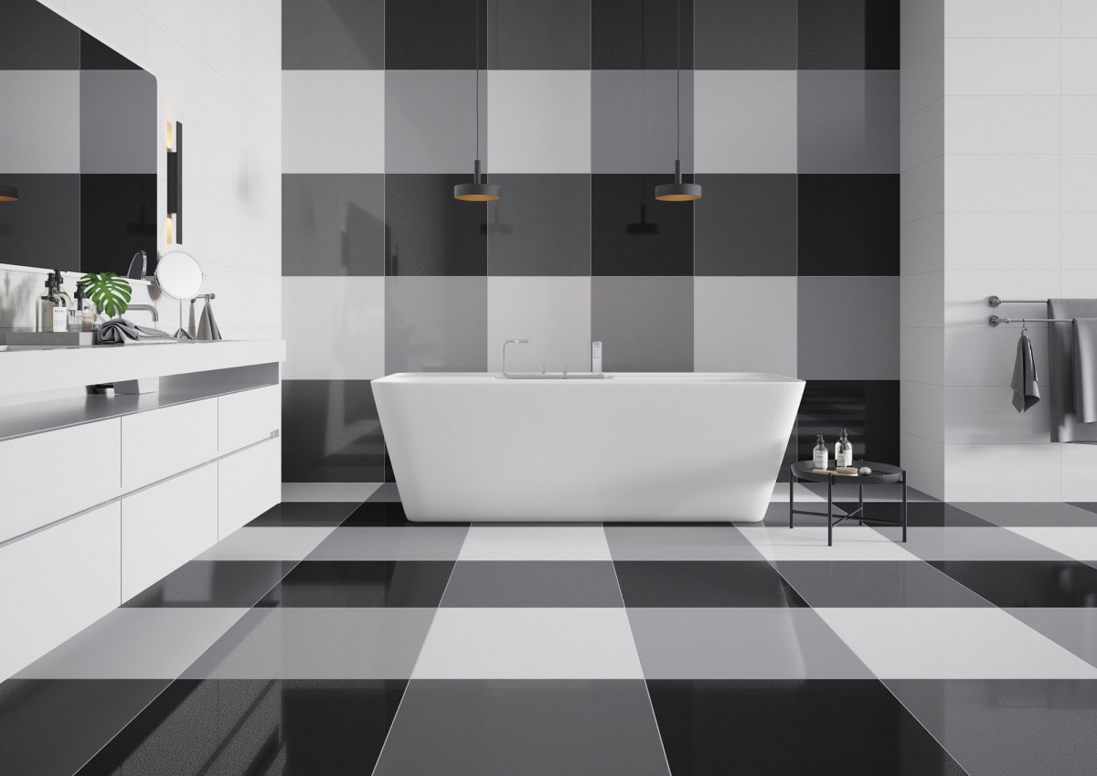 Cerrad Cambia Black 59,7x59,7 cm padlólap