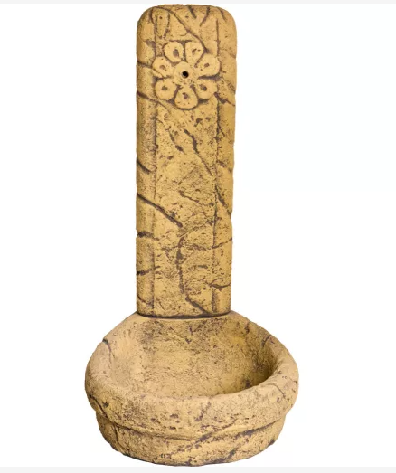 FabroStone_Virágos kerti kút - mediterrán antik 117*60*62