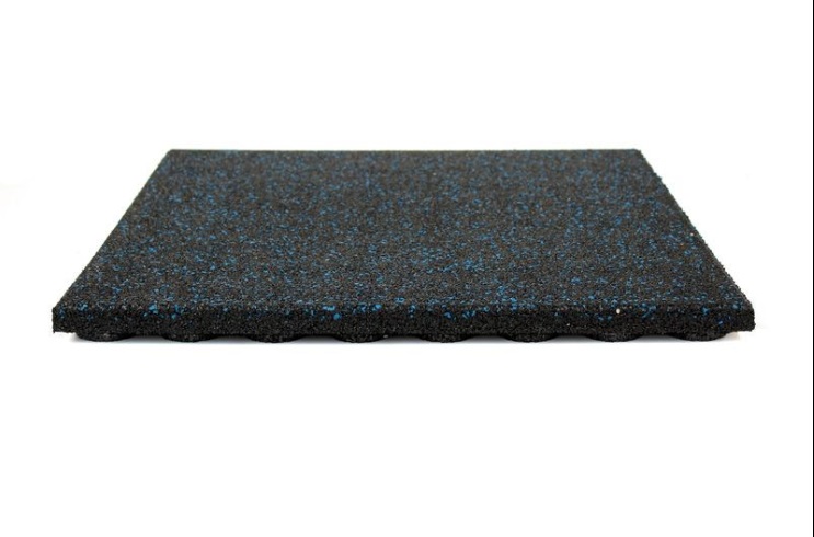 Játszótéri gumilapok szórt-kék 0,8 cm 50 x 50 cm