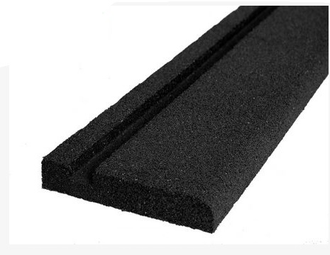 Gumiszegély Fekete (1000x40x250 mm)