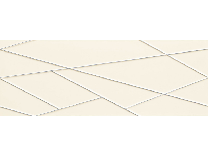 Tubadzin_House of Tones White Dekor Ret fényes/matt fali csempe 32,8*89,8 cm