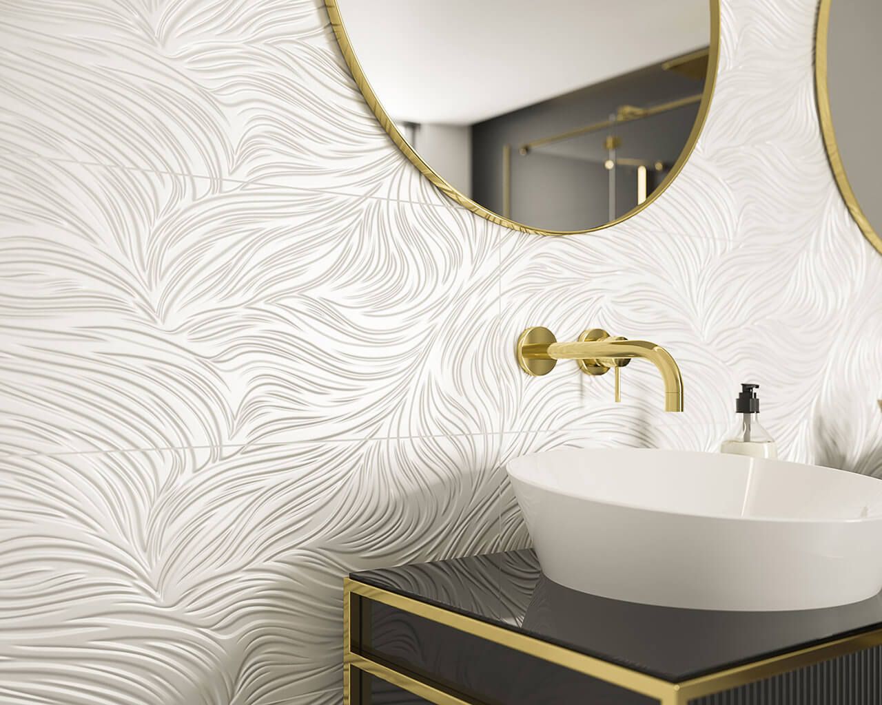 Paradyz_Elegant Surface Bianco STR A Ret matt fali csempe 29,8*89,8 cm