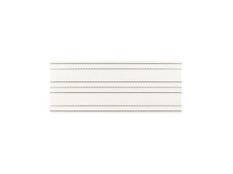Tubadzin_Abisso White 1 Dekor Ret fényes fali csempe 29,8 *74,8 cm