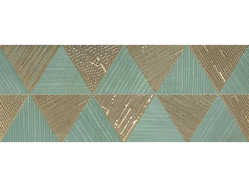 Tubadzin_Goldgreen Mono Dekor Ret fényes/matt fali csempe 29,8*74,8 cm