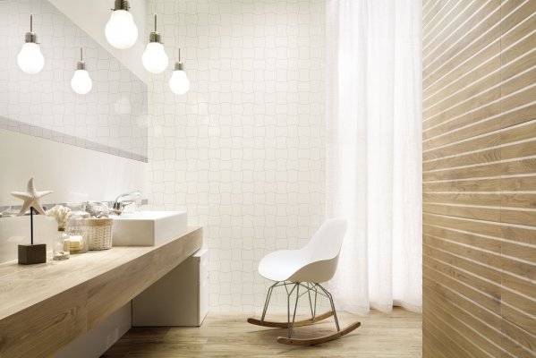 Tubadzin_ Royal Place White Mosaic fényes fali csempe 29,3*29,3 cm