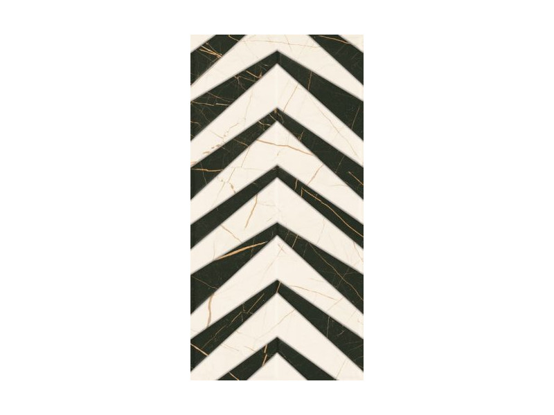 Paradyz_Fancy White STR fényes fali csempe 30*60 cm