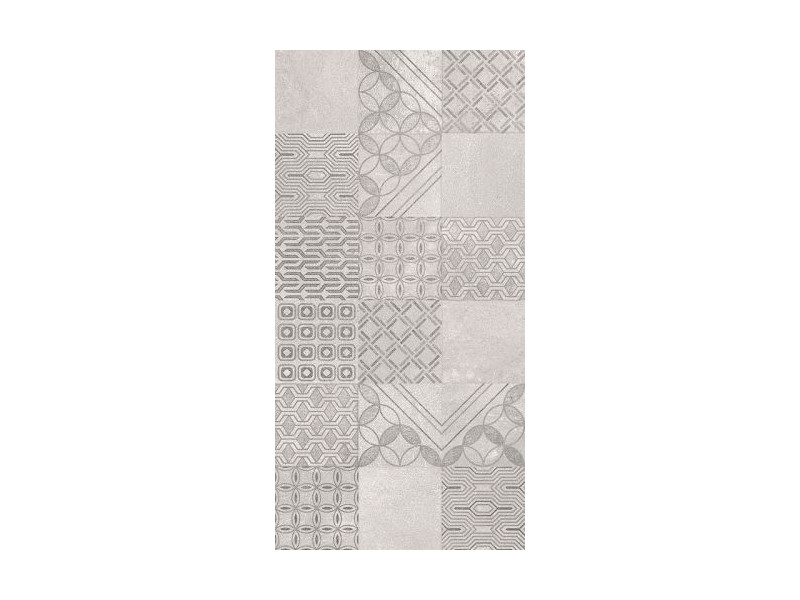 Paradyz_Harmony Grys Patchwork matt fali csempe 30*60 cm