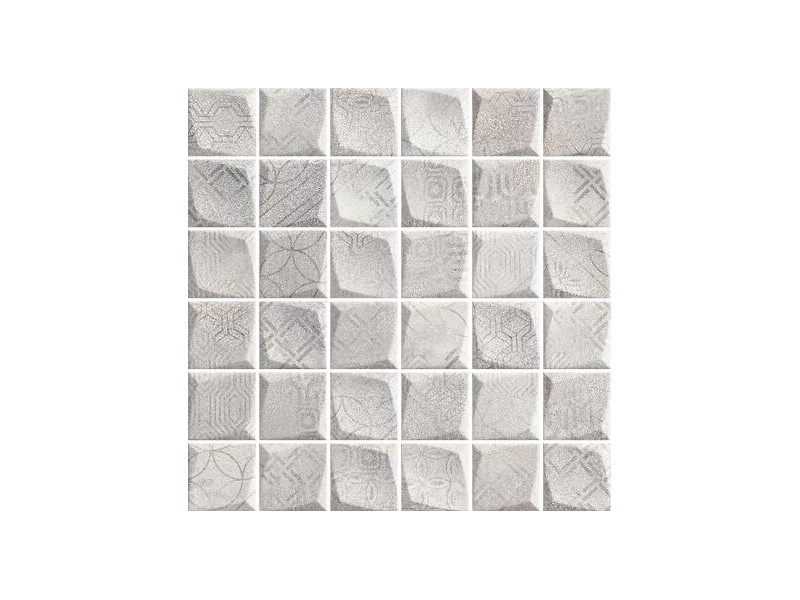 Paradyz_Harmony Grys Mosaic Mix matt fali csempe 29,8*29,8 cm