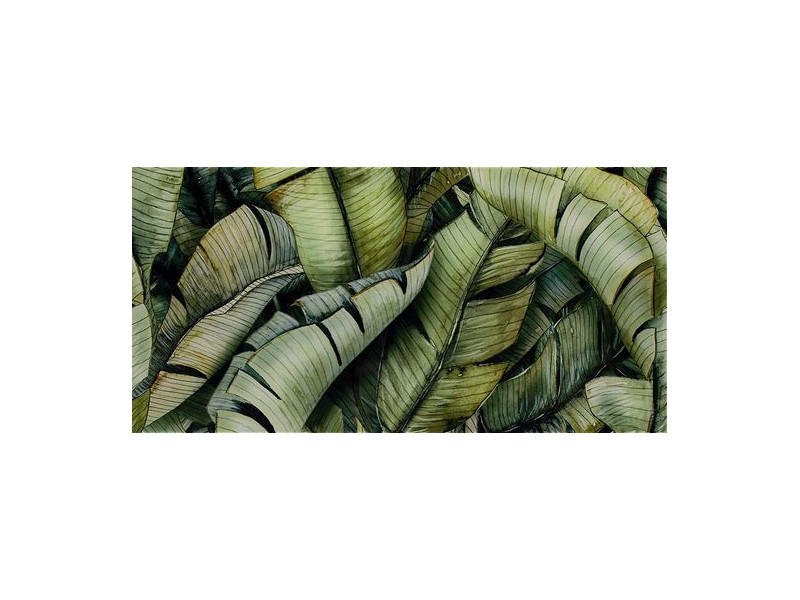 Paradyz_Natura Uniwersalne Inserto Szklane Leaf B fényes fali csempe 30*60 cm