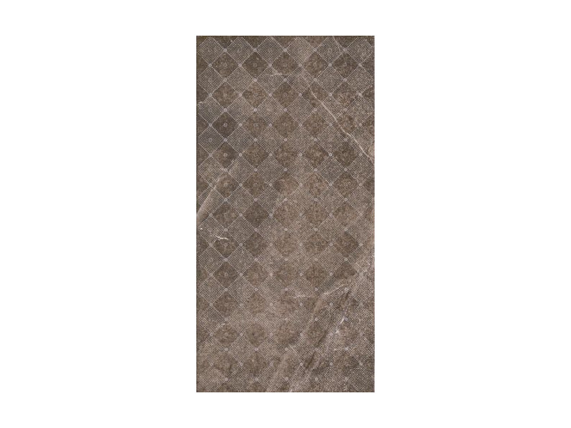 Paradyz_Palazzo Brown Inserto fényes fali csempe 30*60 cm