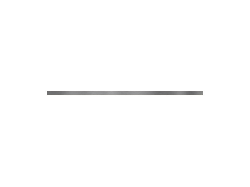 Paradyz_Uniwersalna Listwa Metalowa Profil matt fali csempe 2*75 cm