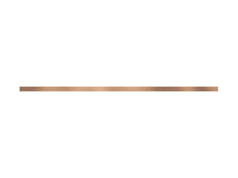 Paradyz_Uniwersalna Listwa Metalowa Gold Profil matt fali csempe 2*75 cm