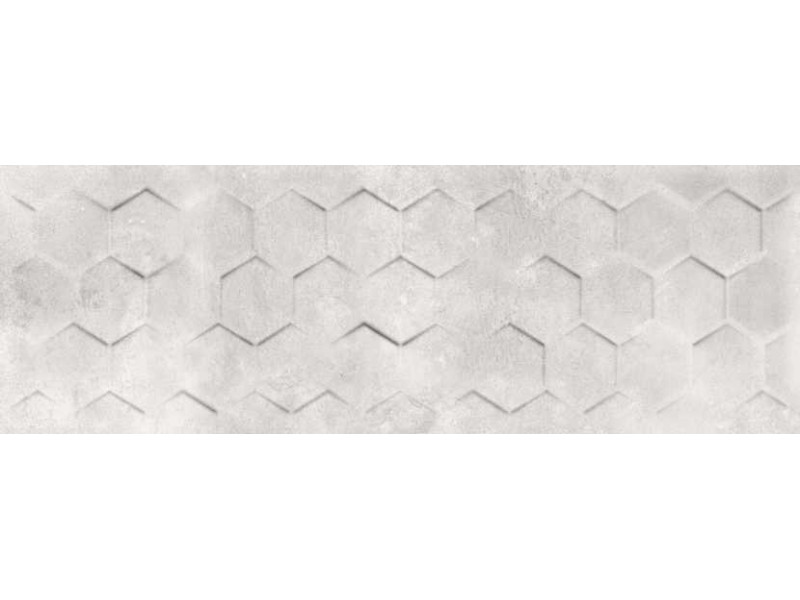 Valore_Next Grey Hexagon Ret fényes fali csempe 25*75 cm