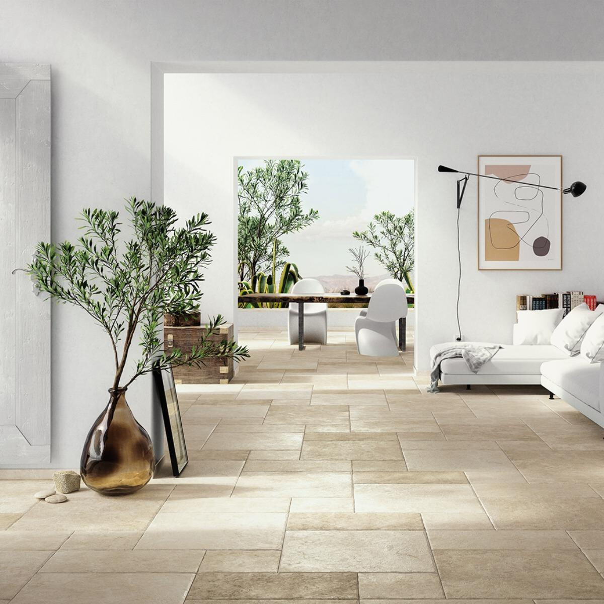 Tuscania_La Leccese Almond Ret matt padlólap 30,4*61 cm