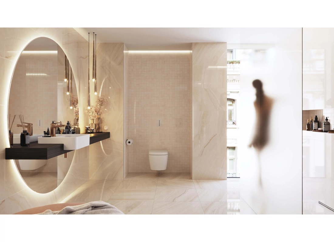 Divina Onyx Extra Lappato Rekt fényes gres burkolat 60*120*0,92 cm