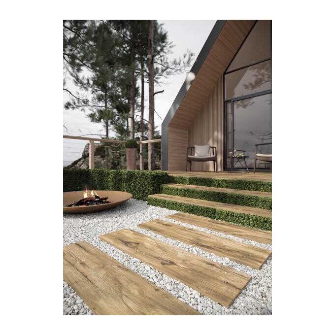 KŐPORCELÁN_PARADYZ_2CM_Rustland Brown rect. Structure MAT. 29,5x119,5