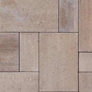 Leier Taverna gigant térkő 6 cm beige-barna