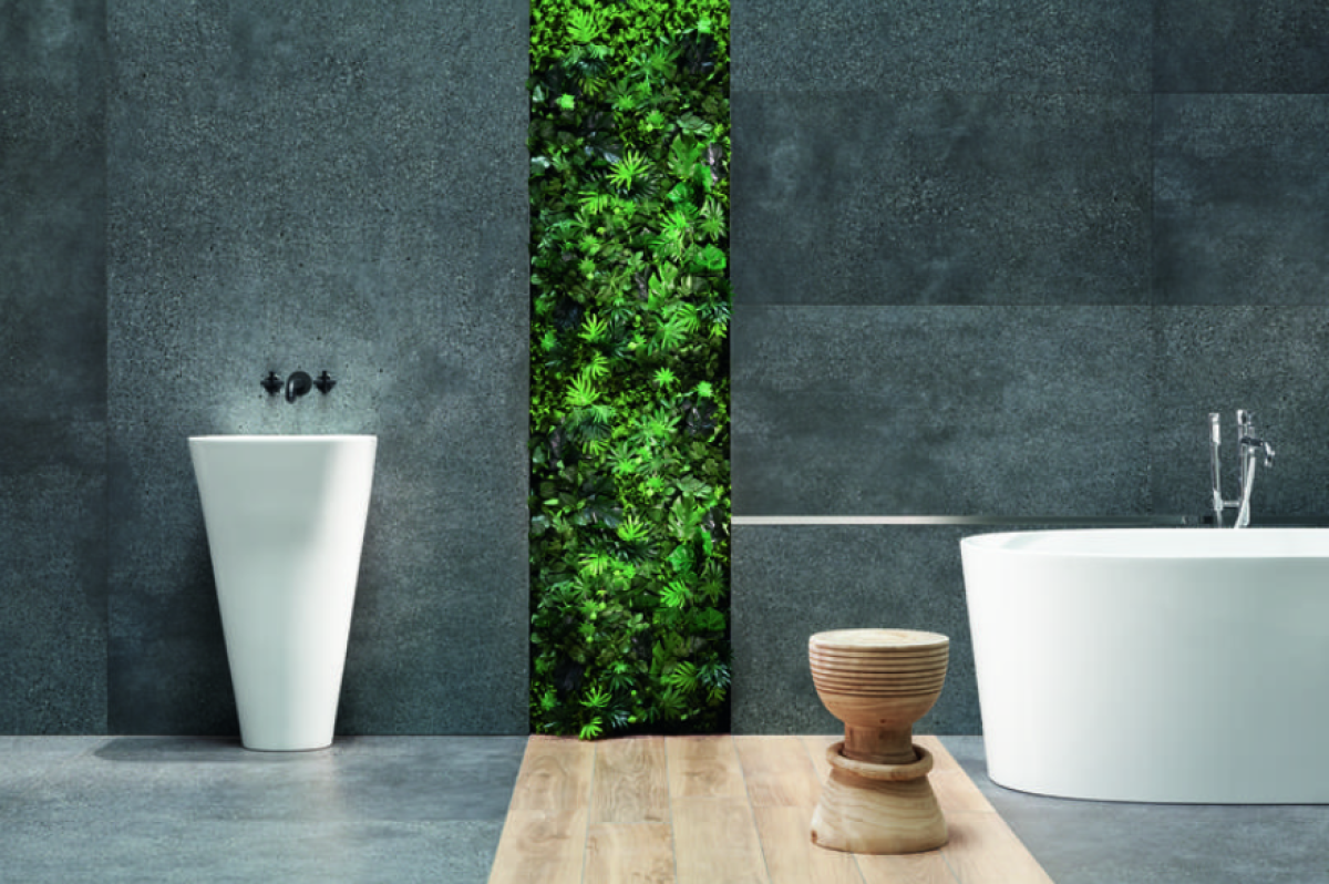 Tubadzin Monolith_Terrazzo Grey Mat gres burkolat 119,8x119,8*0,6 cm