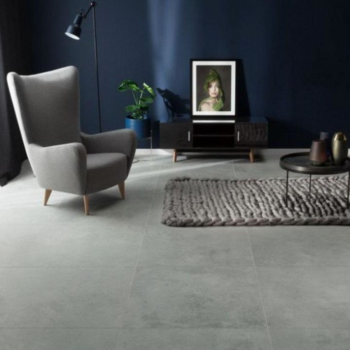 Tubadzin Monolith_Casano/Torano Grey Mat gres burkolat 79,8*79,8*0,8 cm