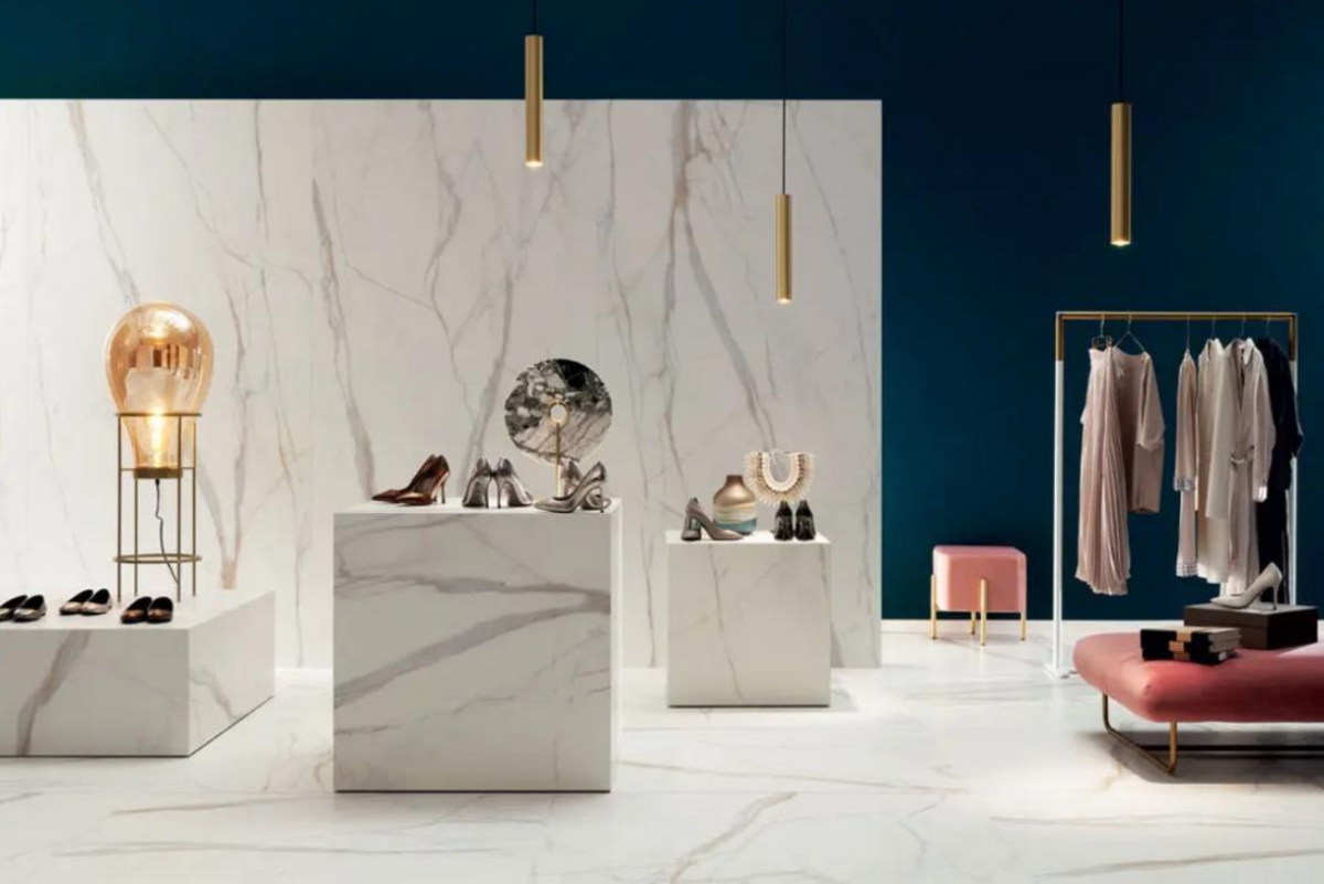 Tubadzin Monolith_Marble/Marmo D'oro Mat gres burkolat 59,8*119,8*0,8 cm