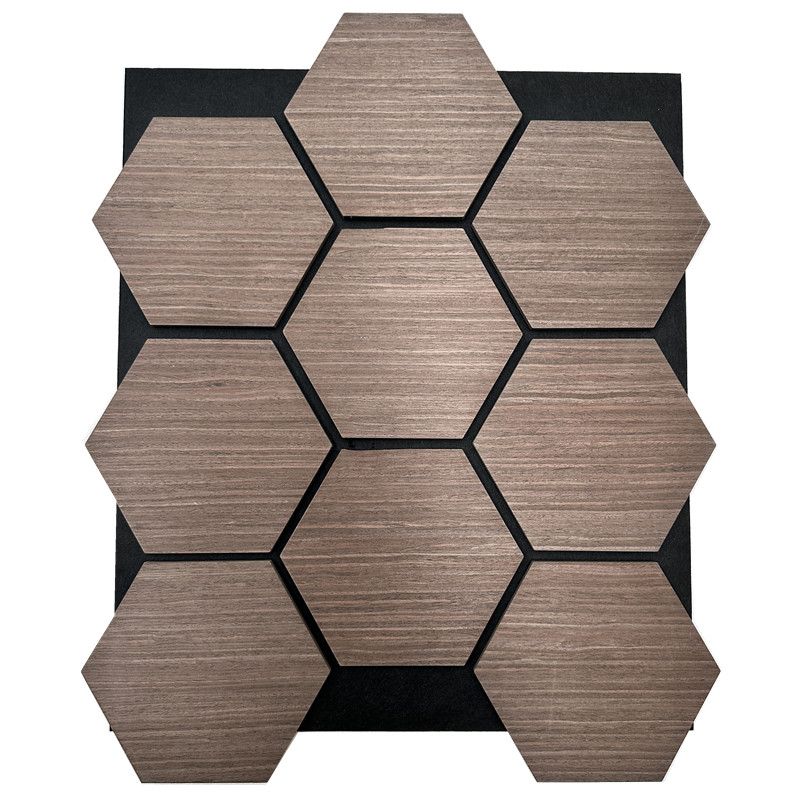 Mediterrán R Nexa - Walnut JK mozaik akusztikus falpanel 700*610 mm