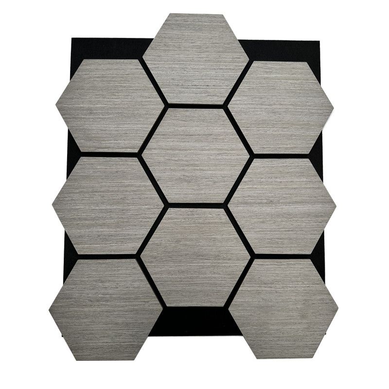 Mediterrán R Nexa - Grey Oak mozaik akusztikus falpanel 700*610 mm