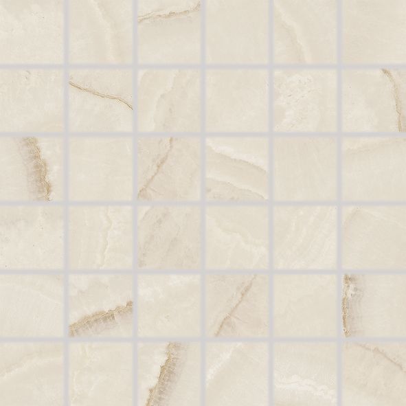 Rako Home_Onyx mozaik Lappato Beige Ret padlóburkolat 30*30*1 cm /DDL06835/