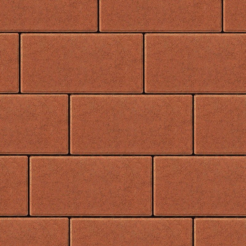SEMMELROCK_CITYTOP TÉRKŐ 10x20x6 CM VÖRÖS