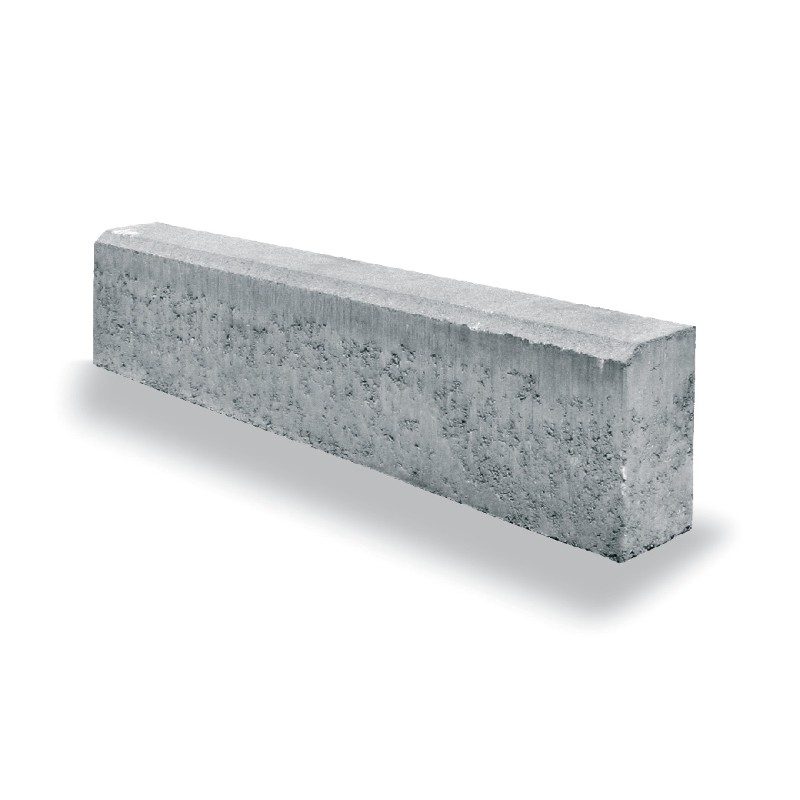 SEMMELROCK_TÉRBURKOLÓ SZEGÉLY 100x25x8 CM SZÜRKE