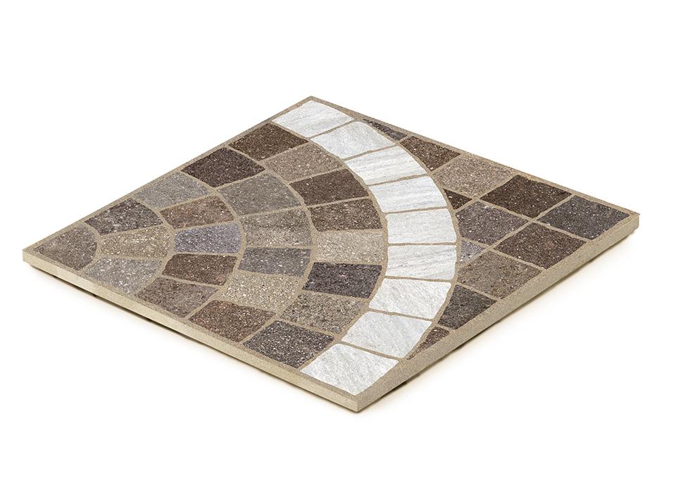 Kőporcelán_StoneGres_ Cubetti Porfido Marrone Rosone Carrara 60 x 60 x 2 cm