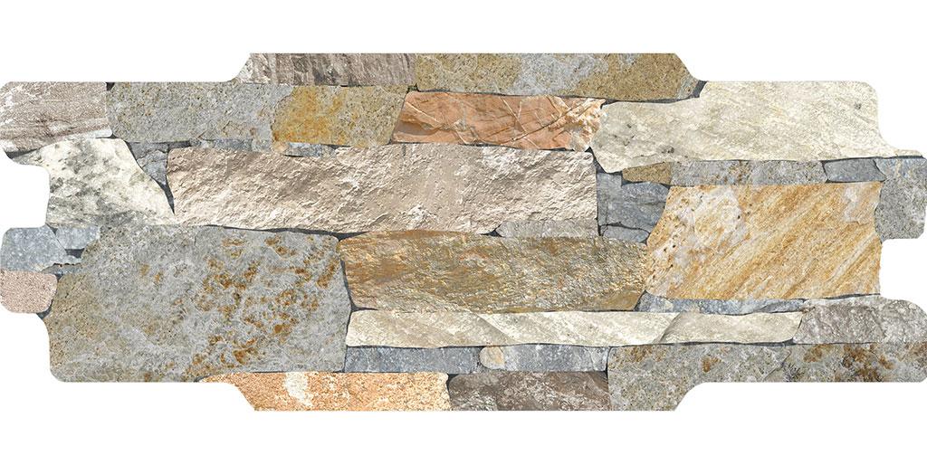 Kőporcelán_Cera Panel_ Nature Vulcan Sahara 16 x 40 x 0,9 cm