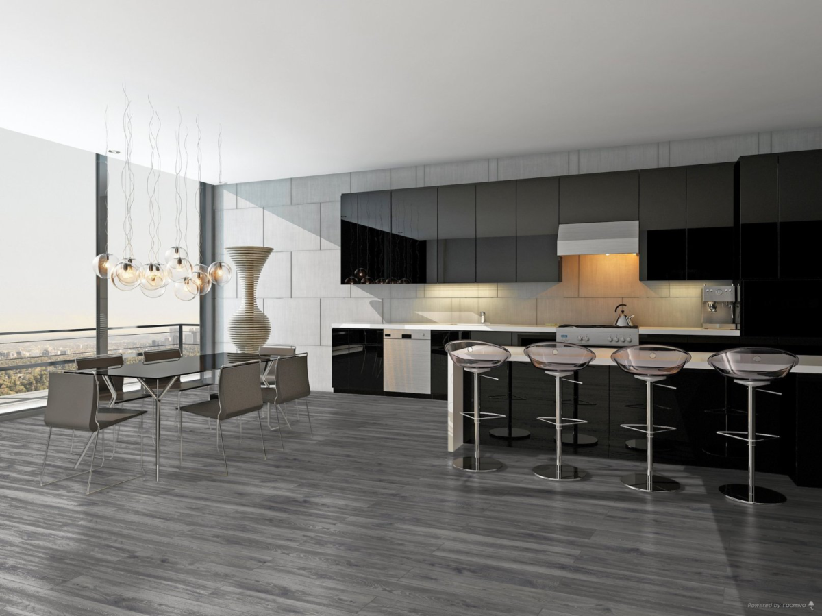 Swiss Krono Grand Selection Evolution Graphite Oak laminált padló 1380x191x14mm CI /4510/