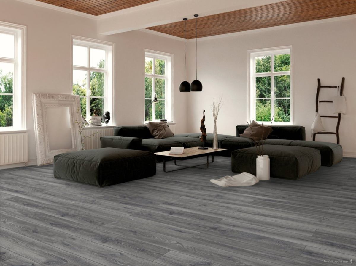 Swiss Krono Grand Selection Evolution Graphite Oak laminált padló 1380x191x14mm CI /4510/