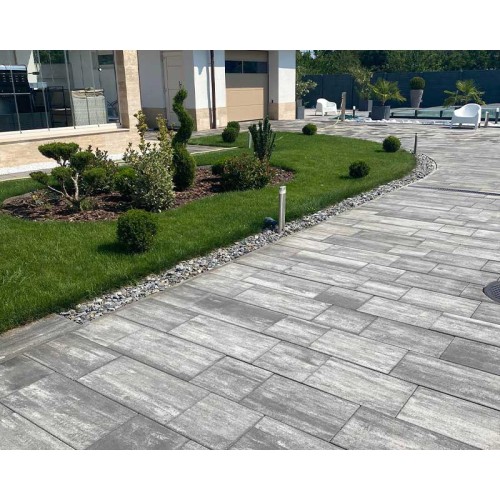 VIASTEIN_Sempre Grando térkő Clean & Color Protect védelemmel_antracit/fehér árnyalt 6cm